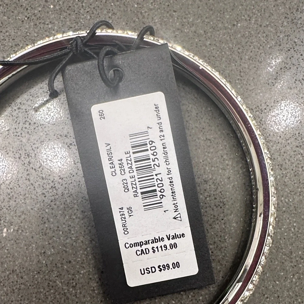 Kate Spade Silver Bracelet with Clear Accents - Picture 2 of 4